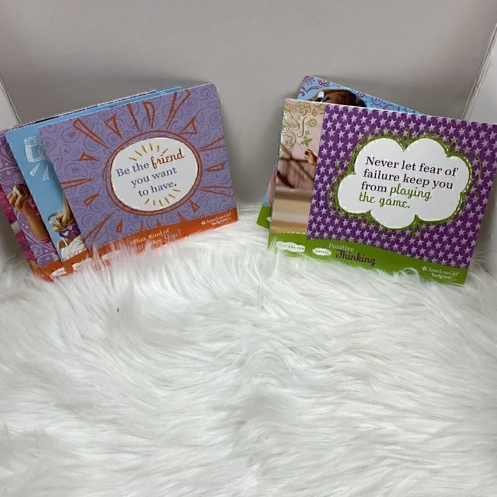 AMERICAN GIRL Truly Me Activity Box Games Dial Wheel Pick a Color Crafts Recipes
